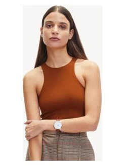 Liebeskind Kwartshorloge Lichtbruin/zilverkleurig/wit -Gstar Kleding Winkel liebeskind kwartshorloge lichtbruin zilverkleurig wit 4