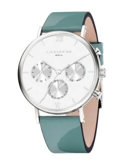 Liebeskind Kwartshorloge Turquoise/zilverkleurig -Gstar Kleding Winkel liebeskind kwartshorloge turquoise zilverkleurig 1