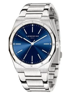 Liebeskind Kwartshorloge Zilverkleurig/donkerblauw -Gstar Kleding Winkel liebeskind kwartshorloge zilverkleurig donkerblauw 1