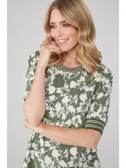 Blouse "Ecatarina" Kaki/wit -Gstar Kleding Winkel lieblingsstuck blouse ecatarina kaki wit 4