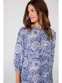 Blouse "Elouisa" Donkerblauw/wit -Gstar Kleding Winkel lieblingsstuck blouse elouisa donkerblauw wit 2