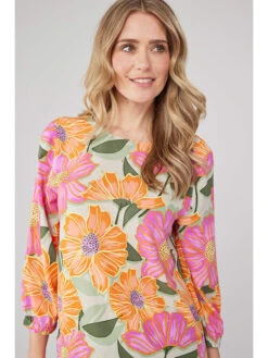 Blouse "Raga" Roze/oranje -Gstar Kleding Winkel lieblingsstuck blouse raga roze oranje 4