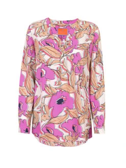 Blouse "Rakna" Roze/beige