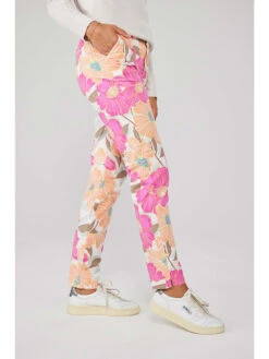 Broek "Cassandra" Oranje/roze -Gstar Kleding Winkel lieblingsstuck broek cassandra oranje roze 2