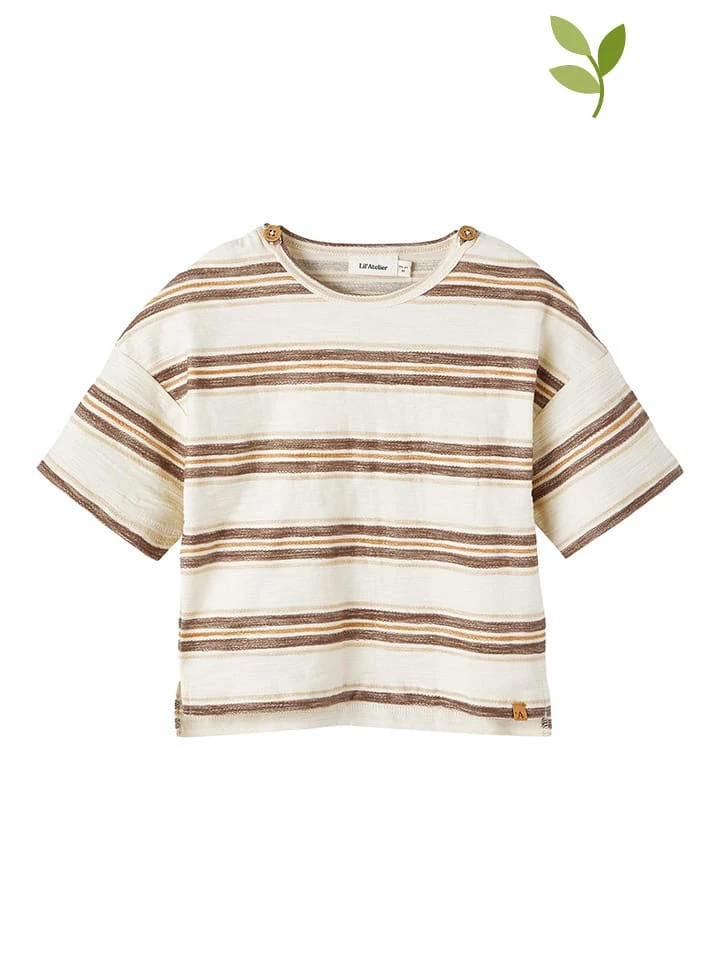 Lil Atelier Shirt "Dodo" Beige/bruin/lichtbruin 3 Lil Atelier Shirt "Dodo" Beige/bruin/lichtbruin