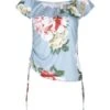 Blouse "Hawaii" Lichtblauw -Gstar Kleding Winkel lisca blouse hawaii lichtblauw