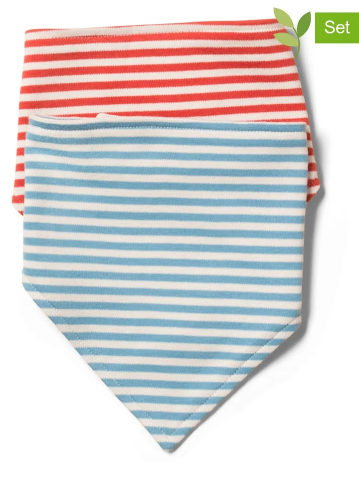 2-delige Set: Doeken Rood/lichtblauw 3 2-delige Set: Doeken Rood/lichtblauw