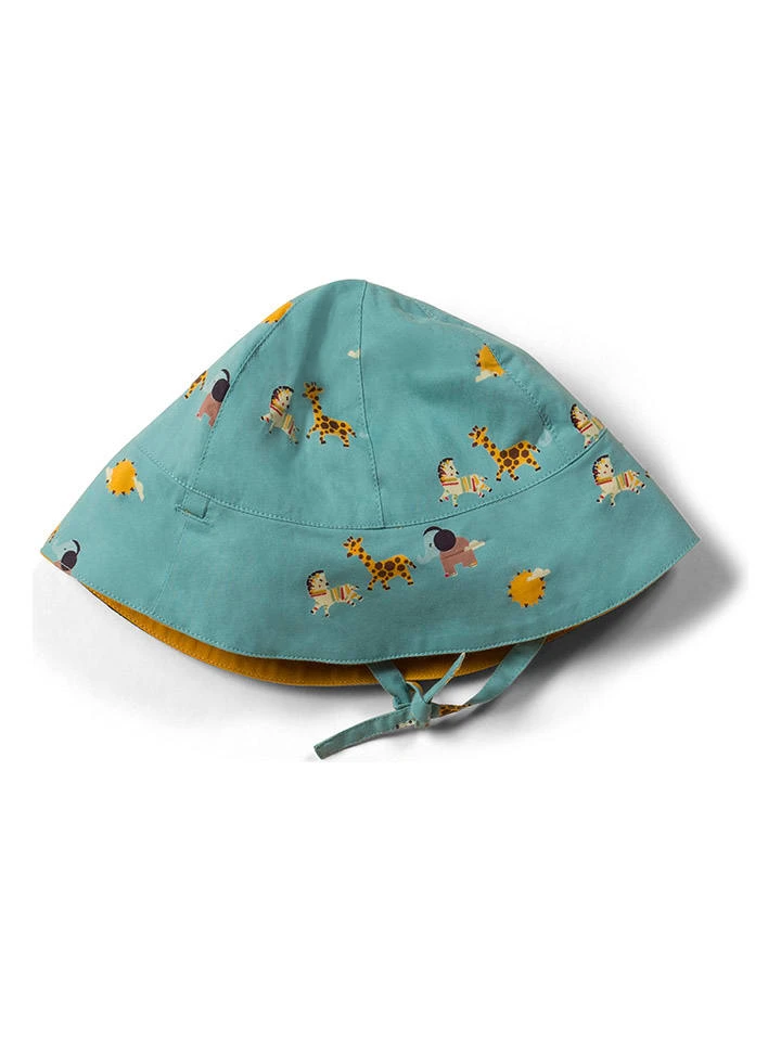 Omkeerbare Zonnehoed Lichtblauw 3 Omkeerbare Zonnehoed Lichtblauw