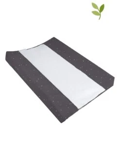 Verschoonmatje Wit/antraciet - (L)70 X (B)50 Cm