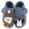 Living Kitzbühel Pantoffels "IJsbeer" Blauw -Gstar Kleding Winkel living kitzbuhel pantoffels ijsbeer blauw