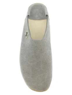 Living Kitzbühel Pantoffels "Kruis & Leren Kap" Grijs -Gstar Kleding Winkel living kitzbuhel pantoffels kruis and leren kap grijs 2