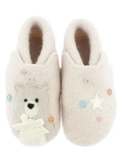 Living Kitzbühel Pantoffels ""Newborn" Beer" Beige