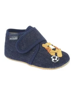 Living Kitzbühel Pantoffels "Tijger & Voetbal" Donkerblauw -Gstar Kleding Winkel living kitzbuhel pantoffels tijger and voetbal donkerblauw 1