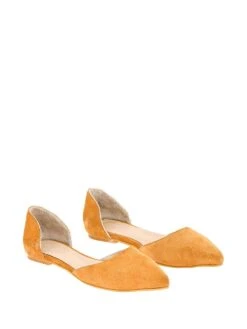 Leren Ballerina's Camel -Gstar Kleding Winkel lizza shoes leren ballerinas camel 1