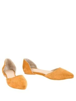 Leren Ballerina's Camel -Gstar Kleding Winkel lizza shoes leren ballerinas camel 2