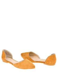 Leren Ballerina's Camel -Gstar Kleding Winkel lizza shoes leren ballerinas camel 3