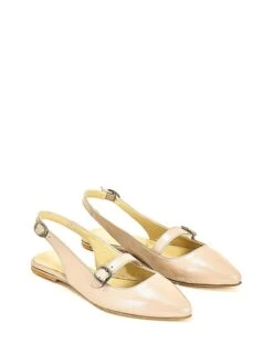 Leren Ballerina's Crème -Gstar Kleding Winkel lizza shoes leren ballerinas creme 2