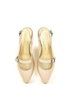 Leren Ballerina's Crème -Gstar Kleding Winkel lizza shoes leren ballerinas creme 4