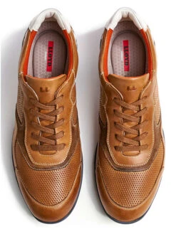 Lloyd Leren Sneakers "Baltimore" Lichtbruin -Gstar Kleding Winkel lloyd leren sneakers baltimore lichtbruin 3