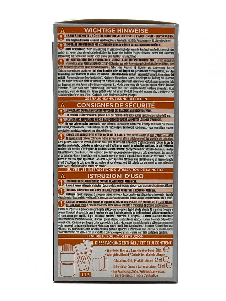 L’Oréal Paris 3-delige Haarverfset "One-Twist - 05 Hellbraun", 4 L’Oréal Paris 3-delige Haarverfset "One-Twist - 05 Hellbraun", - Afbeelding 2