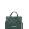 LOVE MOSCHINO Handtas Groen - (B)13 X (H)23 X (D)31 Cm -Gstar Kleding Winkel love moschino handtas groen b 13 x h 23 x d 31 cm