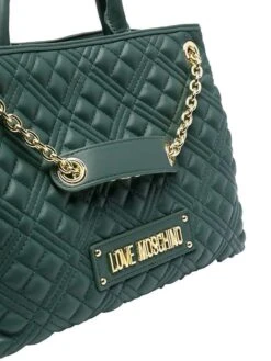 LOVE MOSCHINO Handtas Groen - (B)13 X (H)23 X (D)31 Cm -Gstar Kleding Winkel love moschino handtas groen b 13 x h 23 x d 31 cm 2