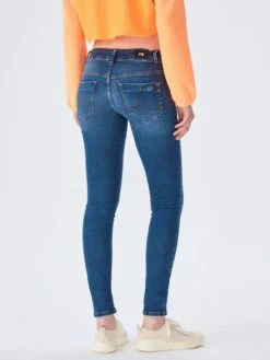 LTB Spijkerbroek "Molly M" - Slim Fit - Blauw -Gstar Kleding Winkel ltb spijkerbroek molly m slim fit blauw 2