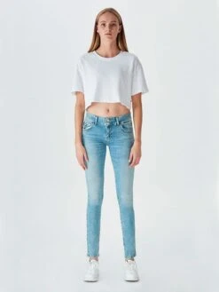 LTB Spijkerbroek "Molly" - Skinny Fit - Lichtblauw -Gstar Kleding Winkel ltb spijkerbroek molly skinny fit lichtblauw 3
