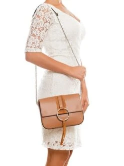 Leren Schoudertas Lichtbruin - (B)24 X (H)18 X (D)9 Cm -Gstar Kleding Winkel lucca baldi leren schoudertas lichtbruin b 24 x h 18 x d 9 cm 6