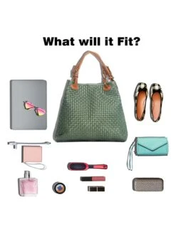 Leren Shopper "Fosdinovo" Groen/cognackleurig - (B)37 X (H)45 X (D)15 Cm -Gstar Kleding Winkel lucca baldi leren shopper fosdinovo groen cognackleurig b 37 x h 45 x d 15 cm 4