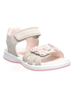 Lurchi Leren Sandalen "Diana" Grijs/lichtroze -Gstar Kleding Winkel lurchi leren sandalen diana grijs lichtroze 2