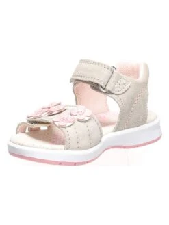 Lurchi Leren Sandalen "Diana" Grijs/lichtroze -Gstar Kleding Winkel lurchi leren sandalen diana grijs lichtroze 3