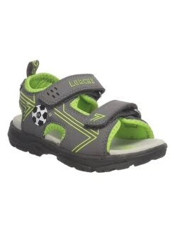 Lurchi Sandalen "Kian" Grijs/groen -Gstar Kleding Winkel lurchi sandalen kian grijs groen 1