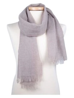 Kasjmieren Sjaal Lichtgrijs - (L)180 X (B)50 Cm -Gstar Kleding Winkel ma al bi kasjmieren sjaal lichtgrijs l 180 x b 50 cm 2