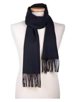 Wollen Sjaal Zwart - (L)180 X (B)30 Cm -Gstar Kleding Winkel ma al bi wollen sjaal zwart l 180 x b 30 cm 2