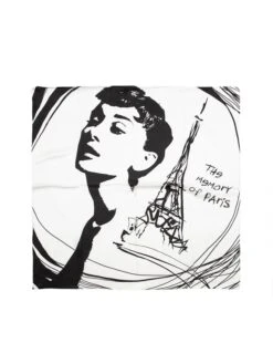 Zijden Sjaal Wit/zwart - (L)90 X (B)90 Cm -Gstar Kleding Winkel made in silk zijden sjaal wit zwart l 90 x b 90 cm 1