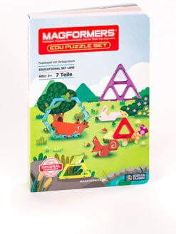 Magformers 7-delige Magneetspeelset "Edu Puzzel" - Vanaf 3 Jaar