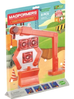 Magformers 8-delige Uitbreidingsset "Construction Pack" - Vanaf 3 Jaar