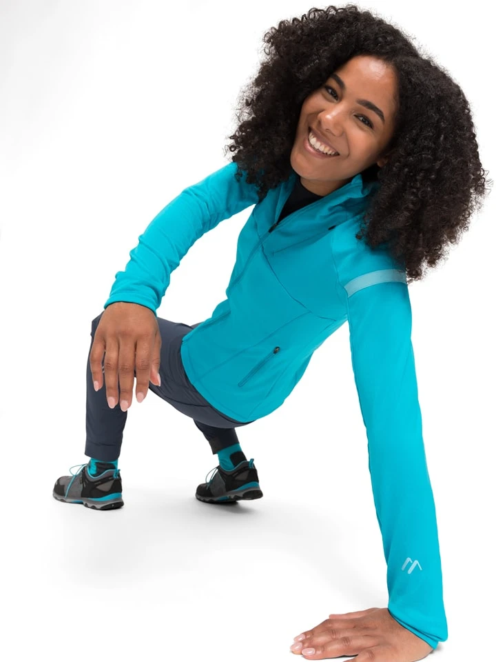 Maier Sports Fleece Vest "Granni" Turquoise 8 Maier Sports Fleece Vest "Granni" Turquoise - Afbeelding 6