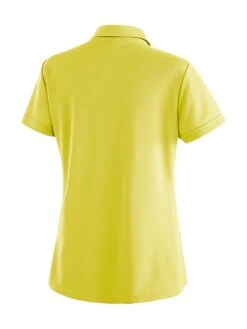 Maier Sports Functioneel Poloshirt "Ulrike" Geel -Gstar Kleding Winkel maier sports functioneel poloshirt ulrike geel 1