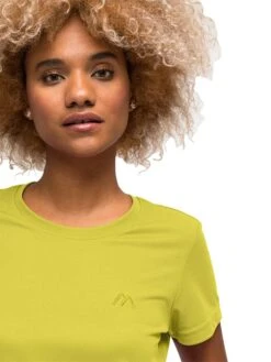 Maier Sports Functioneel Shirt "Waltraud" Geel -Gstar Kleding Winkel maier sports functioneel shirt waltraud geel 2