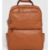 Leren Rugzak "Gio" Camel - (B)30 X (H)38 X (D)15 Cm -Gstar Kleding Winkel maison heritage paris leren rugzak gio camel b 30 x h 38 x d 15 cm