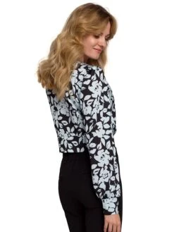 Blouse Zwart/lichtblauw/meerkleurig -Gstar Kleding Winkel makover blouse zwart lichtblauw meerkleurig 1