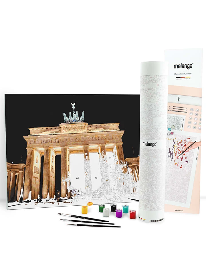 Schilderen-op-nummer-set "Brandenburger Toren" - Vanaf 14 Jaar 3 Schilderen-op-nummer-set "Brandenburger Toren" - Vanaf 14 Jaar