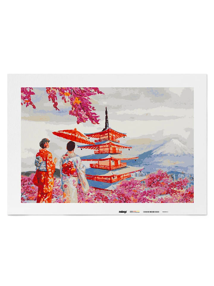 Schilderen-op-nummer-set "Geisha's Voor Fuji" - Vanaf 14 Jaar 4 Schilderen-op-nummer-set "Geisha's Voor Fuji" - Vanaf 14 Jaar - Afbeelding 2