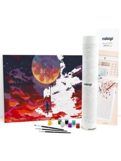 Schilderen-op-nummer-set "Maanschommel" - Vanaf 14 Jaar