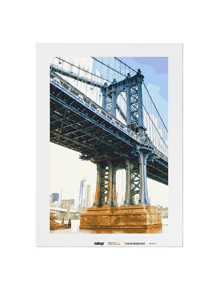 Schilderen-op-nummer-set "Manhatten Bridge" - Vanaf 14 Jaar 4 Schilderen-op-nummer-set "Manhatten Bridge" - Vanaf 14 Jaar - Afbeelding 2