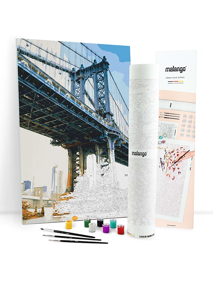 Schilderen-op-nummer-set "Manhatten Bridge" - Vanaf 14 Jaar 3 Schilderen-op-nummer-set "Manhatten Bridge" - Vanaf 14 Jaar