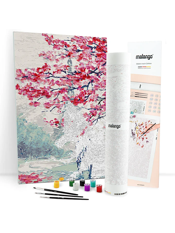 Schilderen-op-nummer-set "Parijse Kersenbloesem" - Vanaf 14 Jaar 3 Schilderen-op-nummer-set "Parijse Kersenbloesem" - Vanaf 14 Jaar