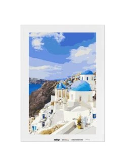 Schilderen-op-nummer-set "Santorini" - Vanaf 14 Jaar -Gstar Kleding Winkel malango schilderen op nummer set santorini vanaf 14 jaar 1
